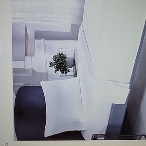 California Design Den Twin XL 3pc sheet set 100% cotton sateen Bright White New…